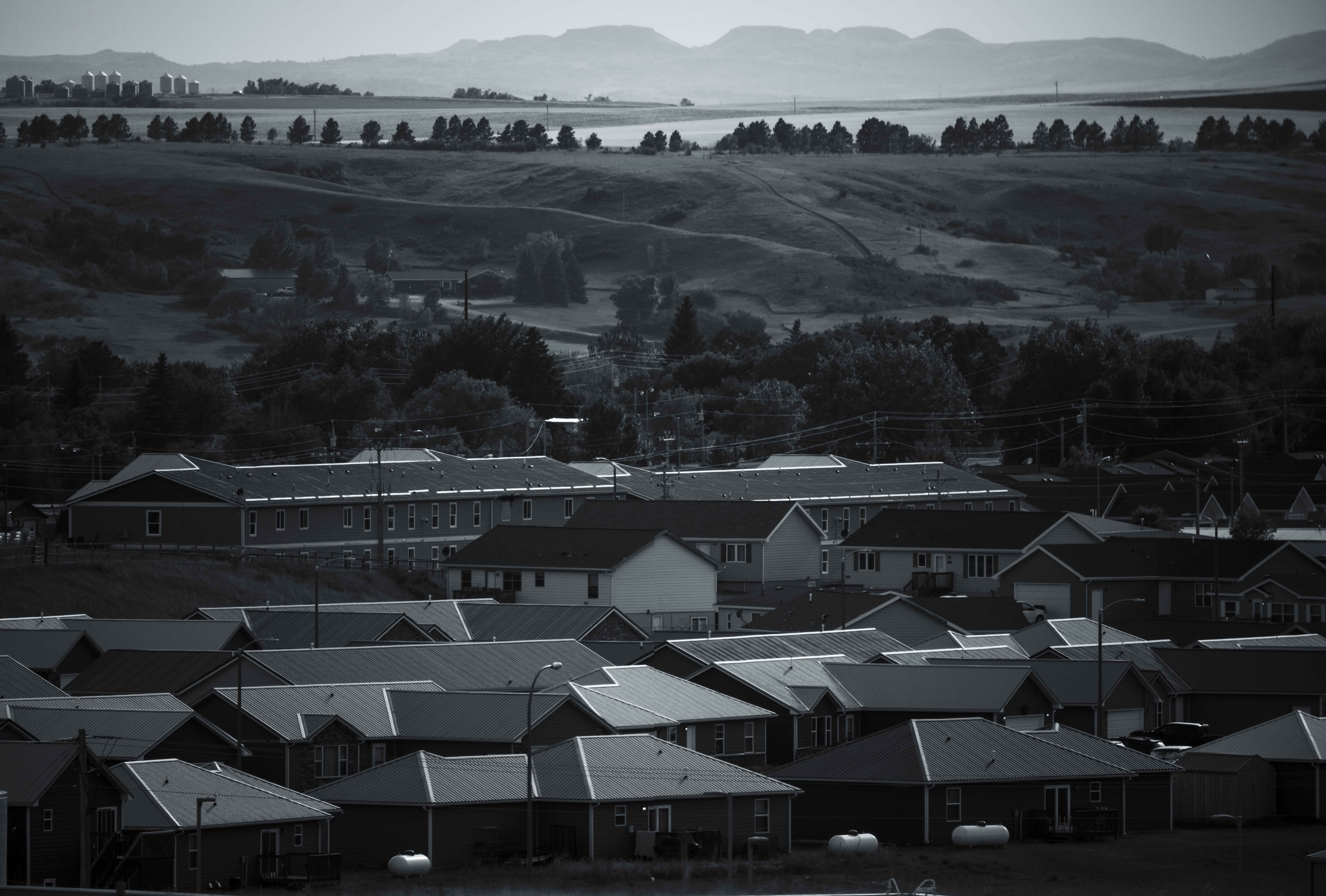 New Town, N.D., has 14 ballistic missile silos within a 20-mile radius. It is on the Fort Berthold Indian Reservation, home of the Mandan, Hidatsa and Arikara Nation. (Photography by Nina Berman)
