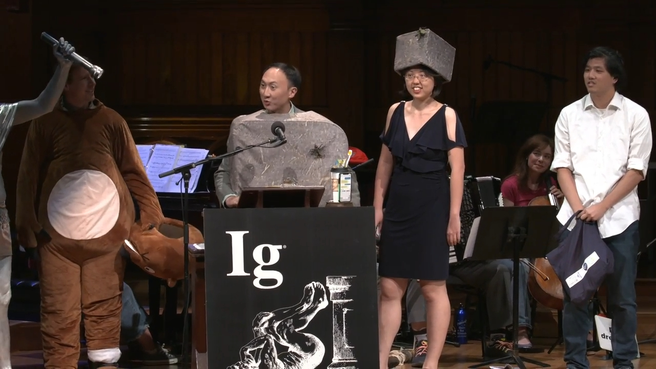 照片來源：The 29th First Annual Ig Nobel Prize Ceremony (2019), Improbable Research