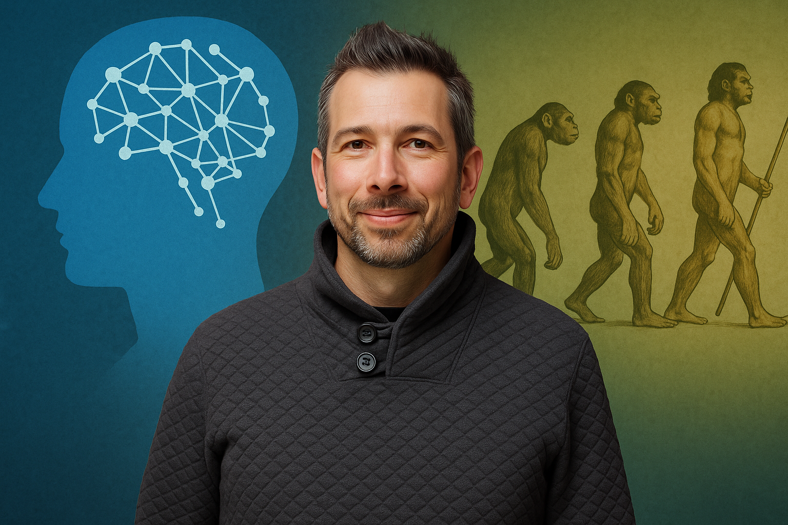 照片來源：ChatGPT轉繪Blaise Agüera y Arcas肖像