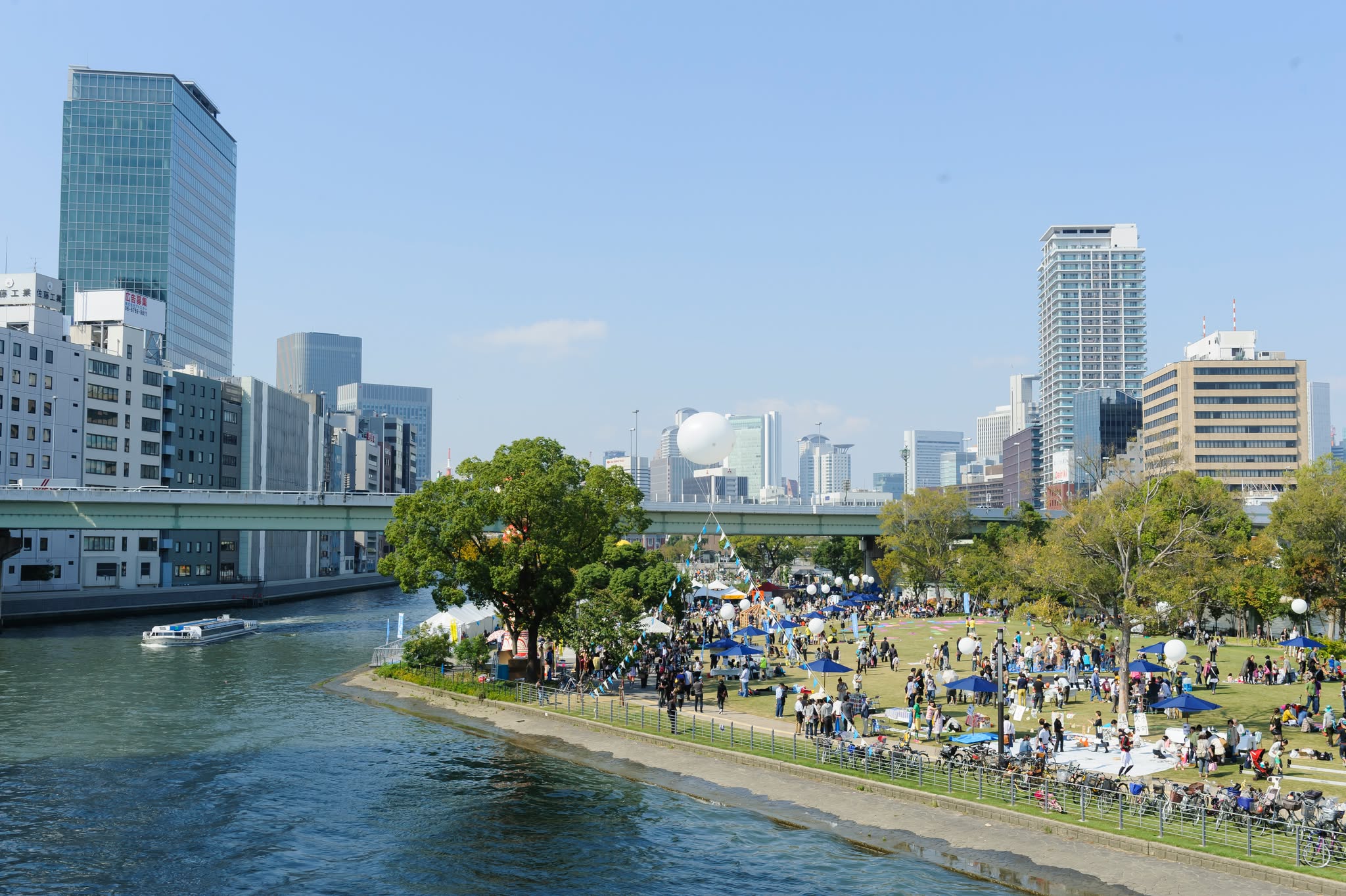 從水岸開始改變城市的運動,實現每個市民想做的事 (Photo: ＠Aqua Metropolis Osaka Consortium)