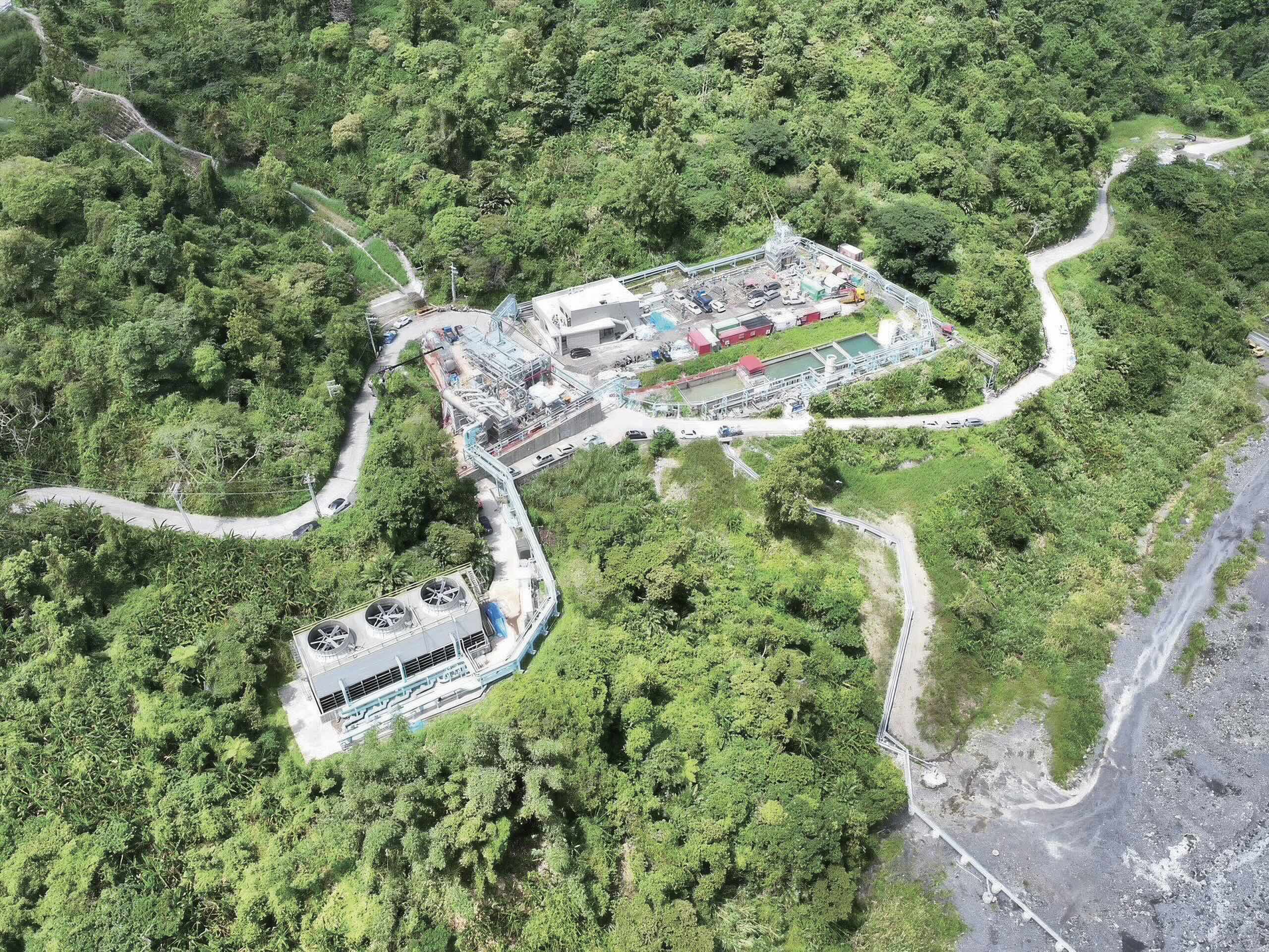 宜蘭土場地熱發電廠，預計於2025年底建置完工。｜台灣中油