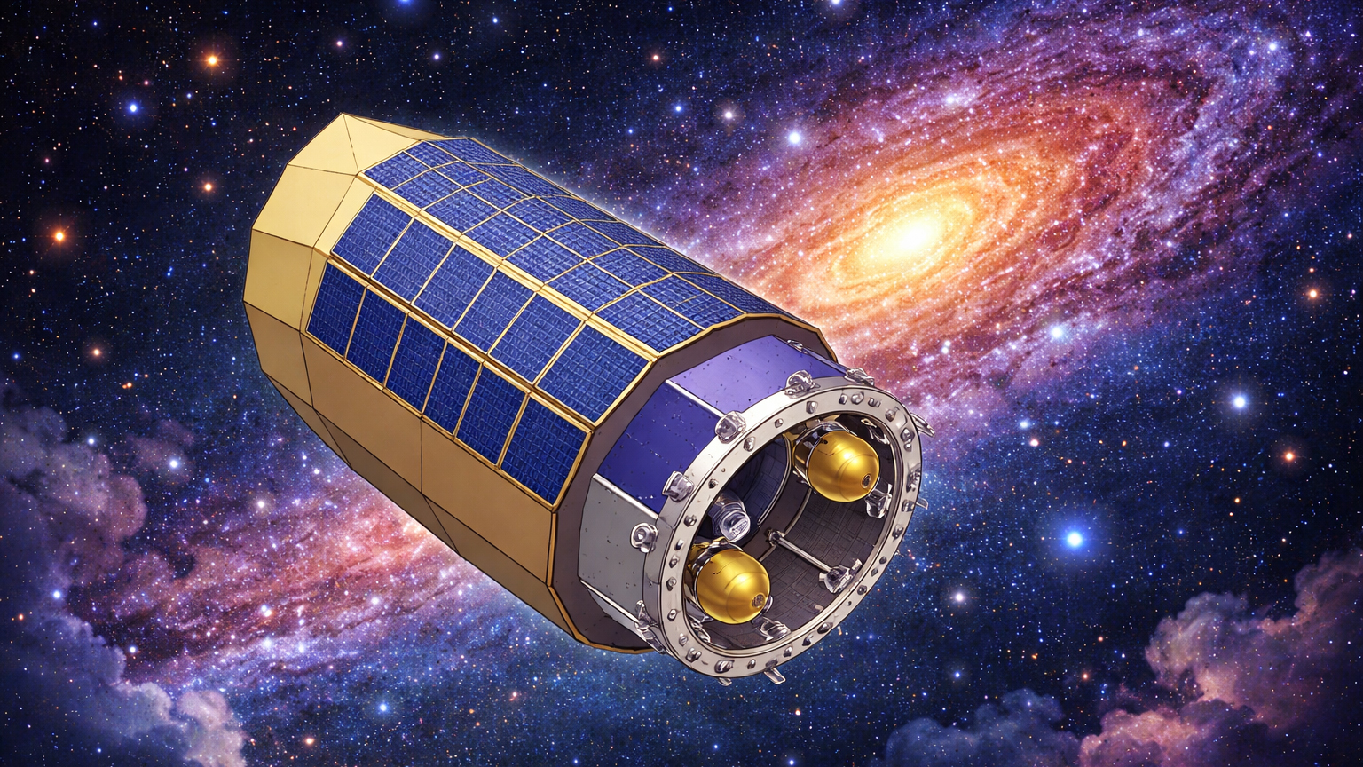  Google 前執行長施密特的獨資計畫「青金石」（Lazuli）太空望遠鏡，預計最快在 2029 年發射。影像來源：DALL.E